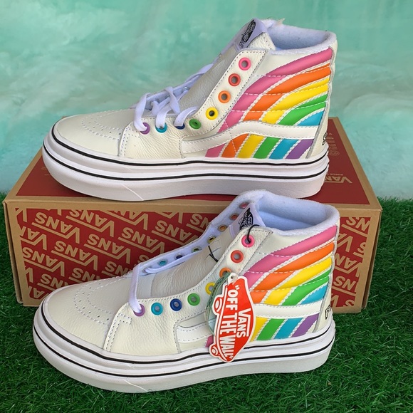 VANS SUPER COMFYCUSH S FLOUR SHOP RAINBOW/TRWHT WM - Picture 2 of 16